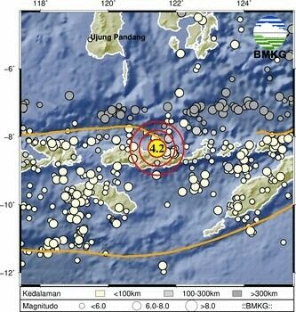 Gempa M4,2 Kembali Guncang Nagekeo, BMKG Catat 20.359 Gempa Susulan
