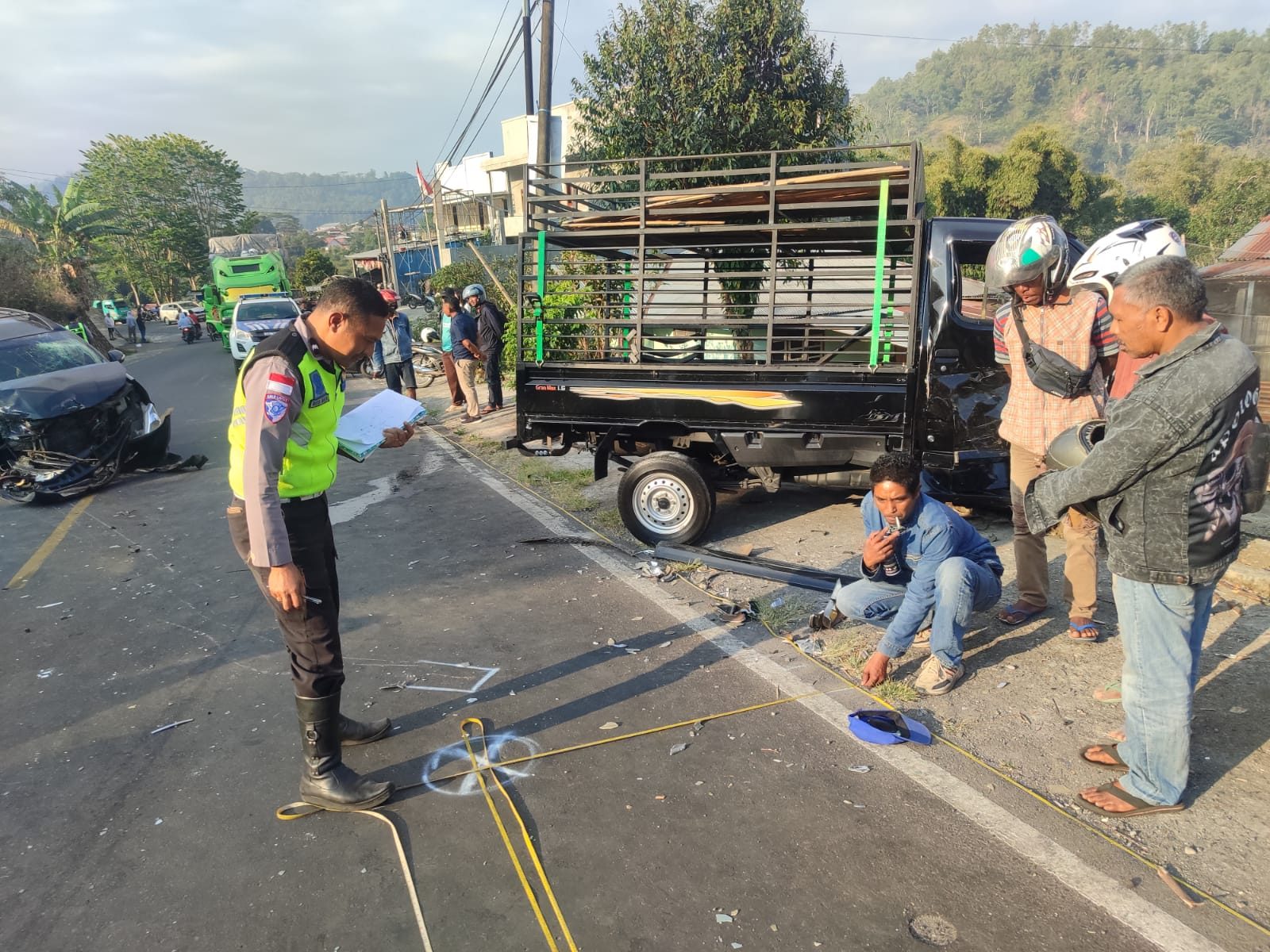 Kecelakaan di Ngalisabu Bajawa Diduga Dipicu Sopir Mengantuk dan Melaju Kecepatan Tinggi